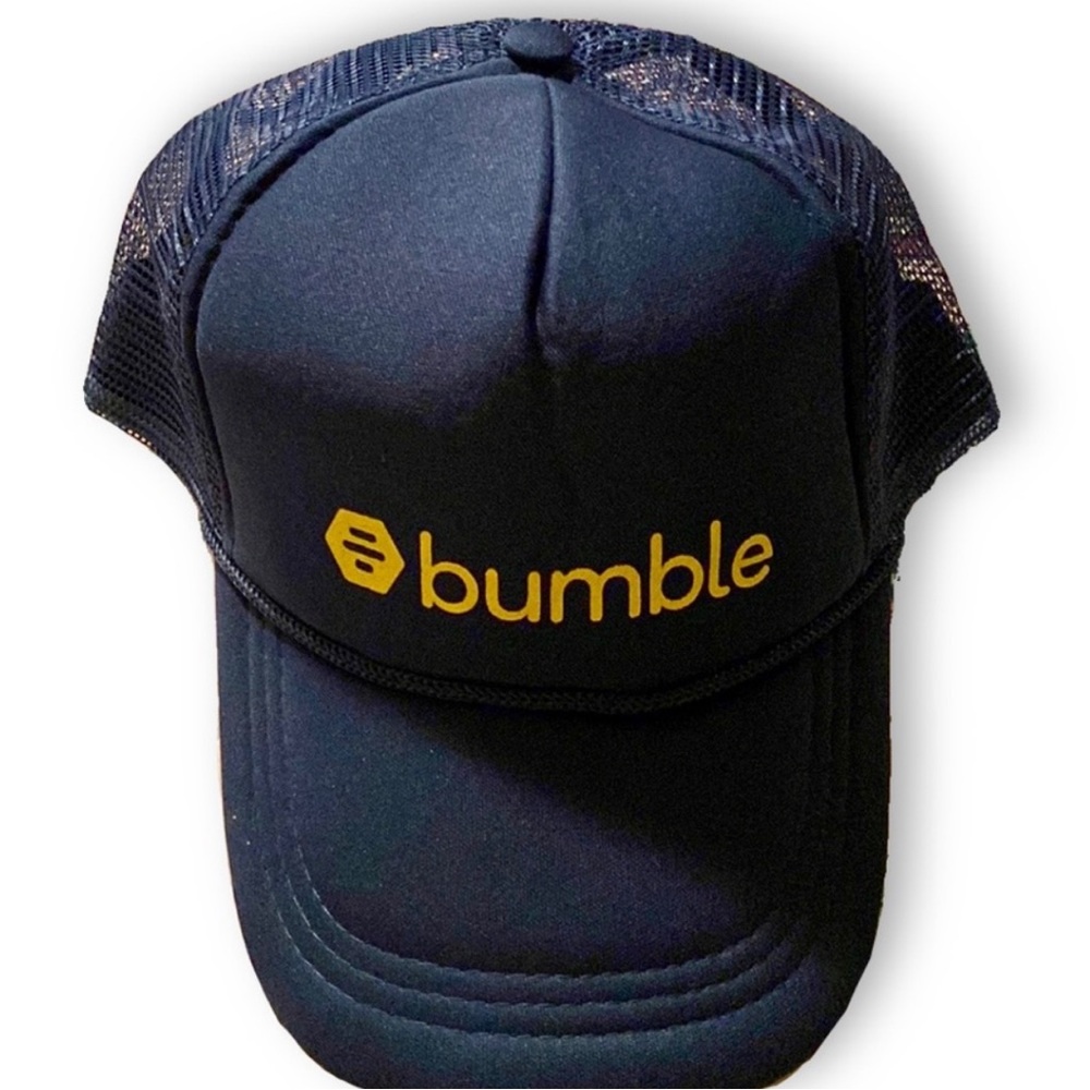 bumble trucker hat